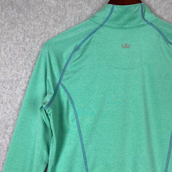 Peter Miller Long Sleeve Women's Size M Green E4 50+ UPF Golf 1/4 Zip Pullover - Picture 9 of 10